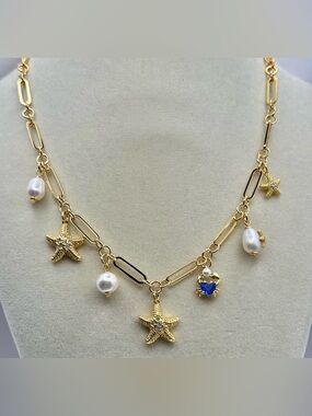 Kate Spade Sea Star Charm Necklace NWT